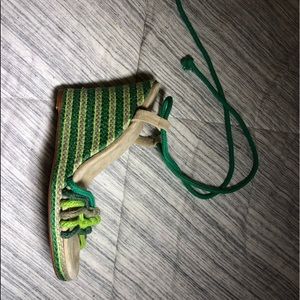 Marc Jacobs Sexy Espadrilles with Green String